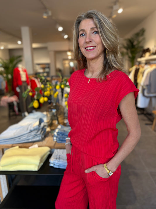 Freequent top Valse true red