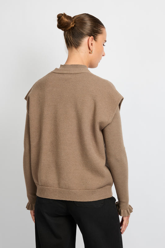 C&S gilet Vivian bronze