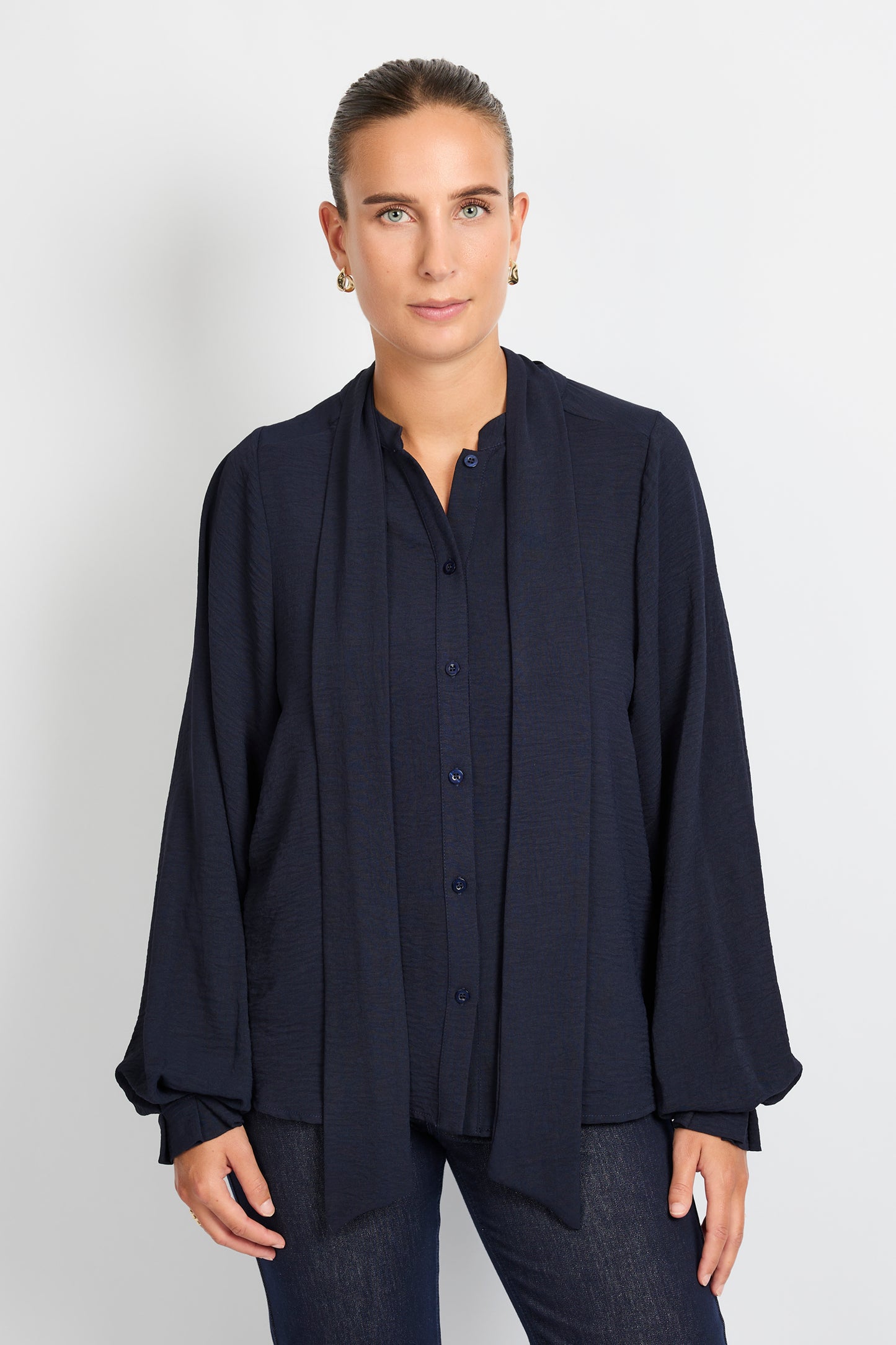 C&S blouse Lillith midnight blue