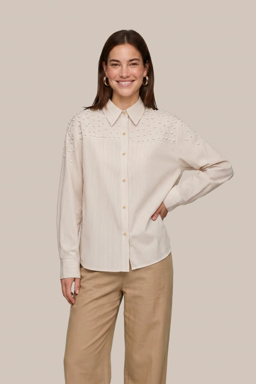 CS The Label blouse Larsy light camel