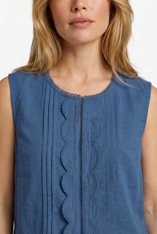 CS The Label top Liridona cornflower blue