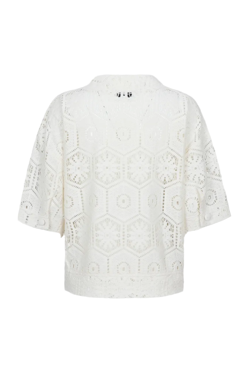 CS The Label blouse/vest Tola ecru