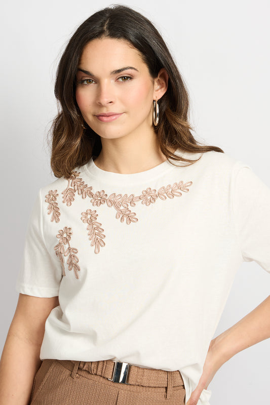 CS T-shirt Tika offwhite/latte