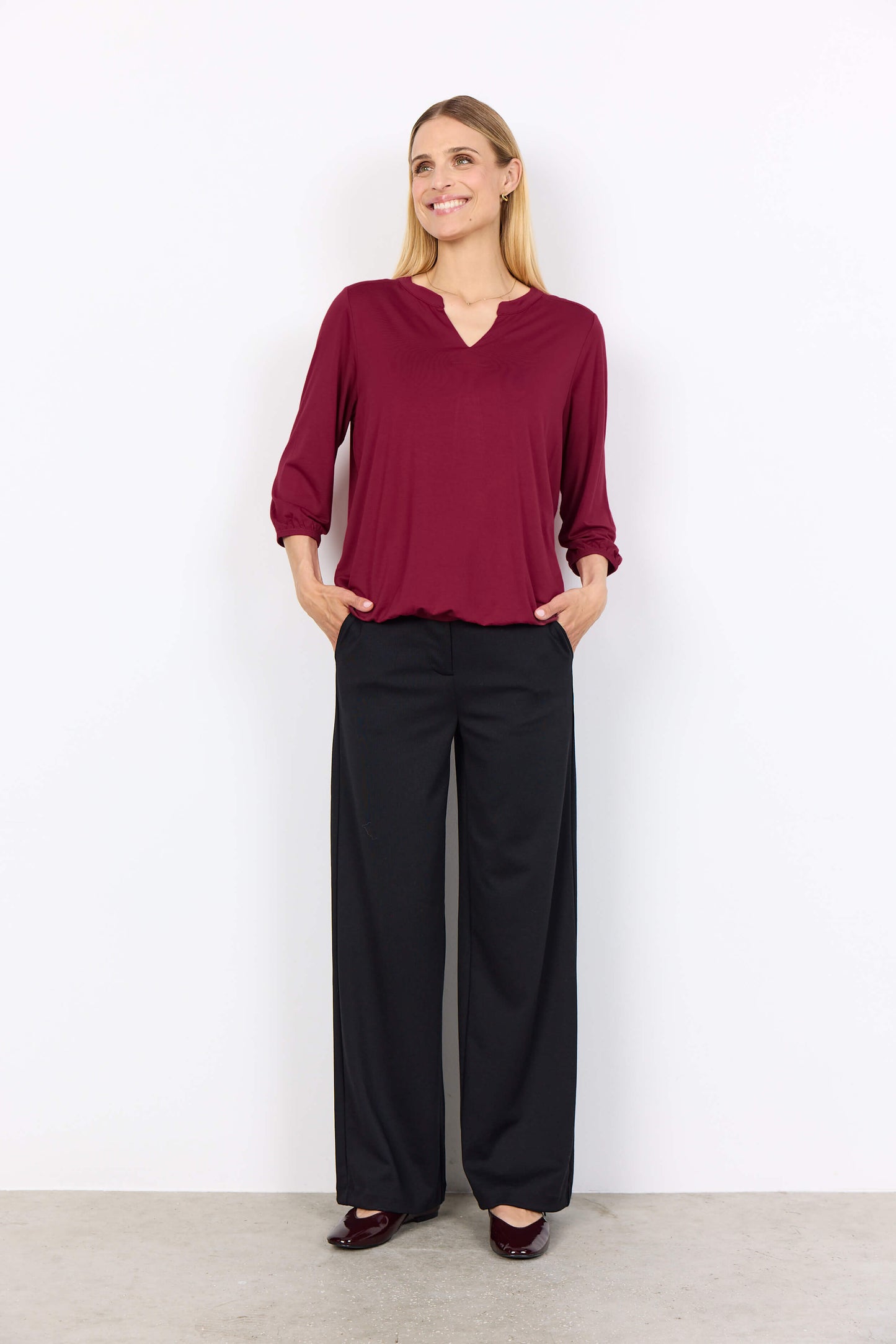 Soyaconcept top Marica 338 bordeaux