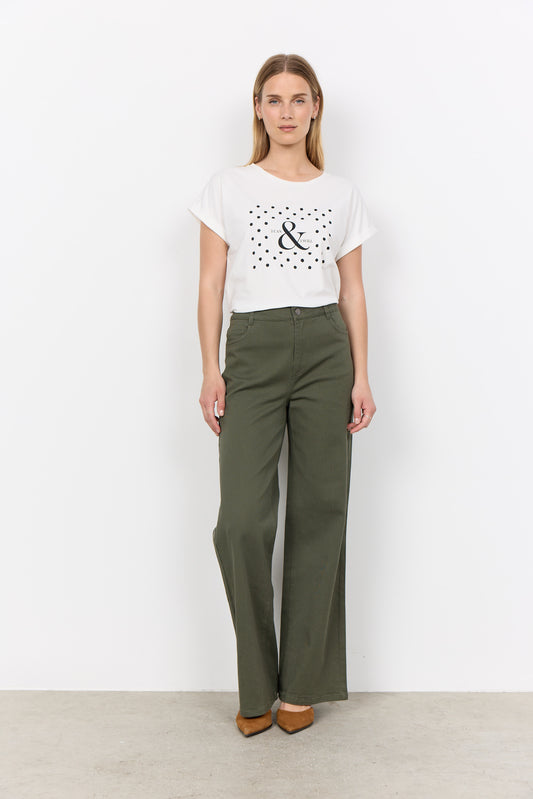 Soyaconcept T-shirt Rina FP 24 offwhite/black