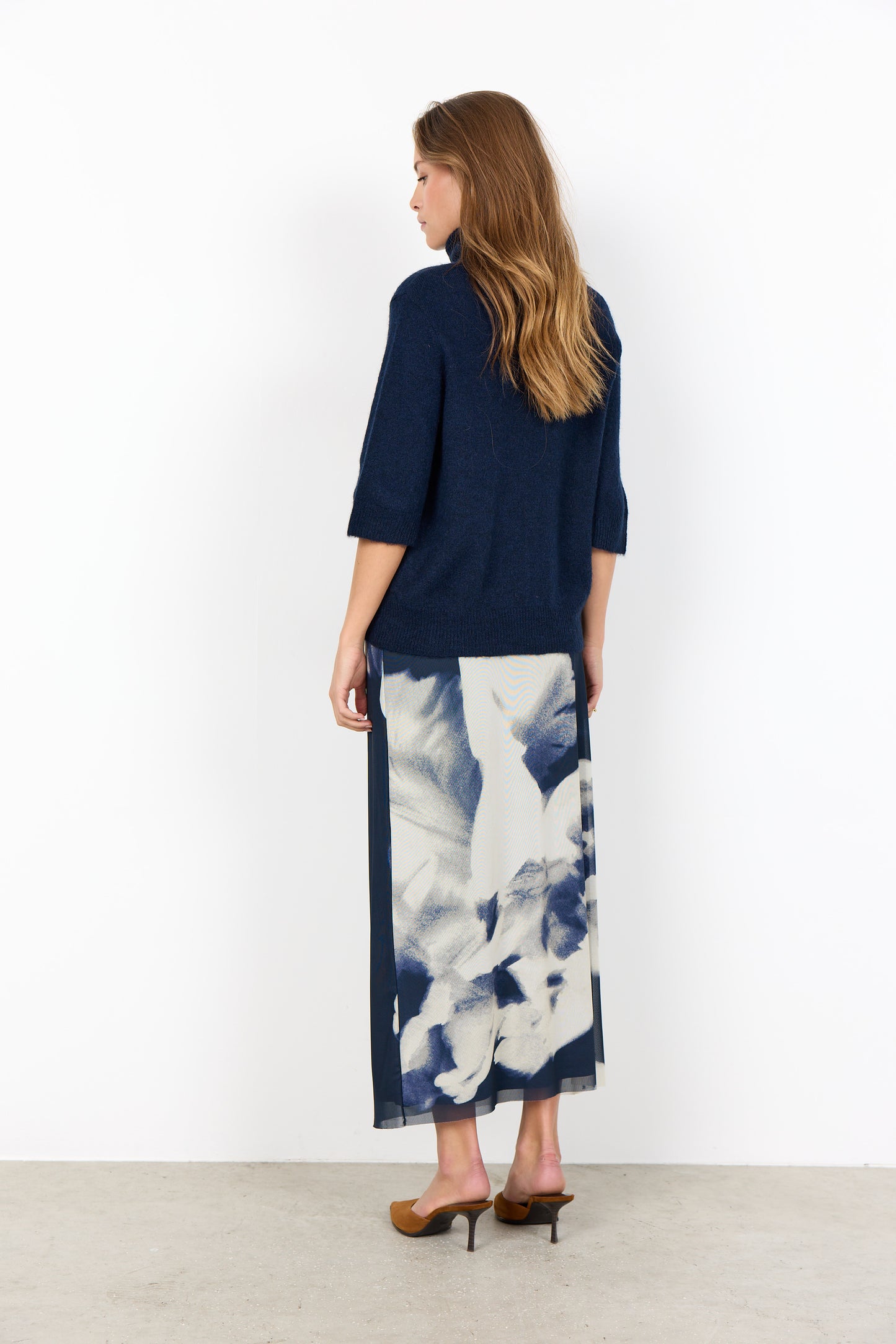 Soyaconcept trui Nessie 45 donkerblauw
