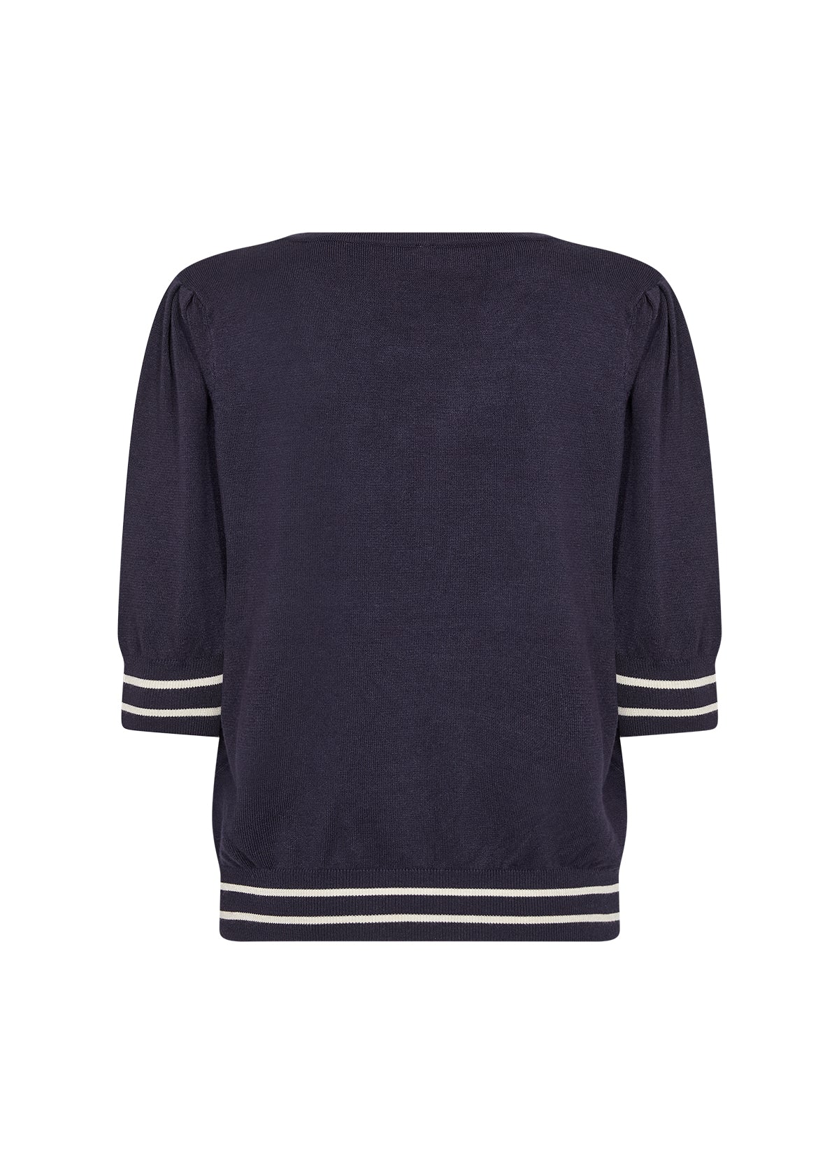 Soyaconcept trui Dollie 809 donkerblauw/roomwit