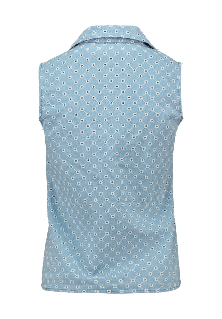 HL blouse Fenja denim