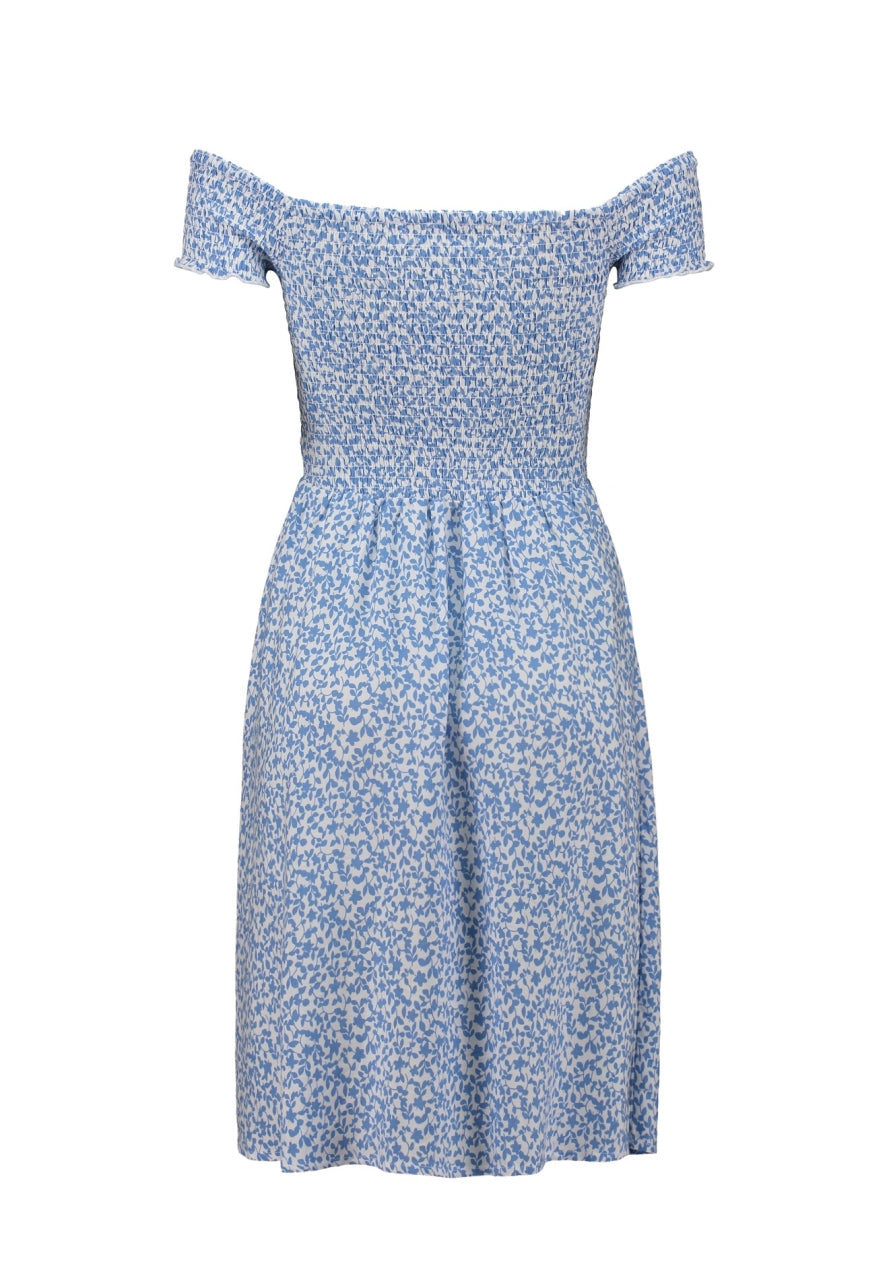 HL jurk Marielena blue flower