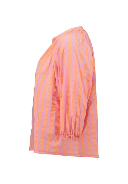 HL blouse pink/orange stripe