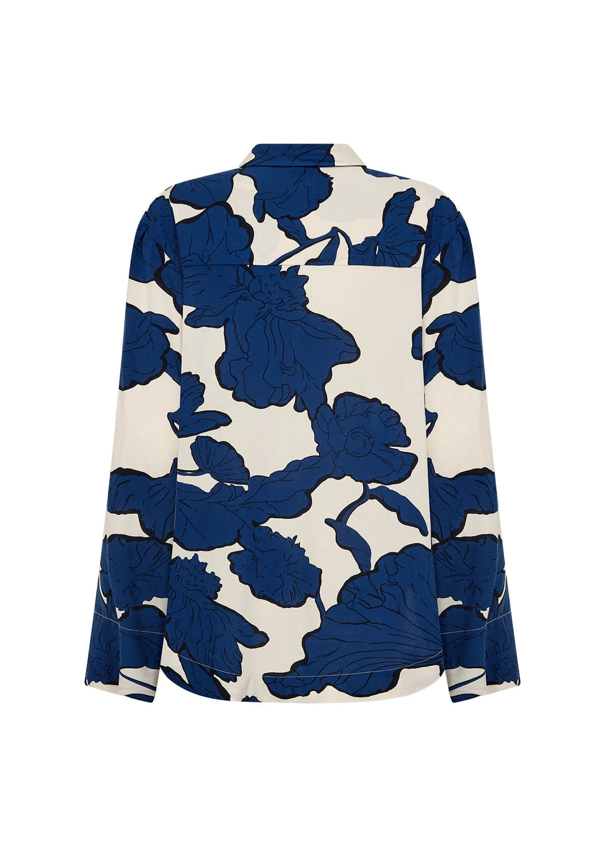 Soyaconcept blouse Vigdis 2 korenblauw/ecru