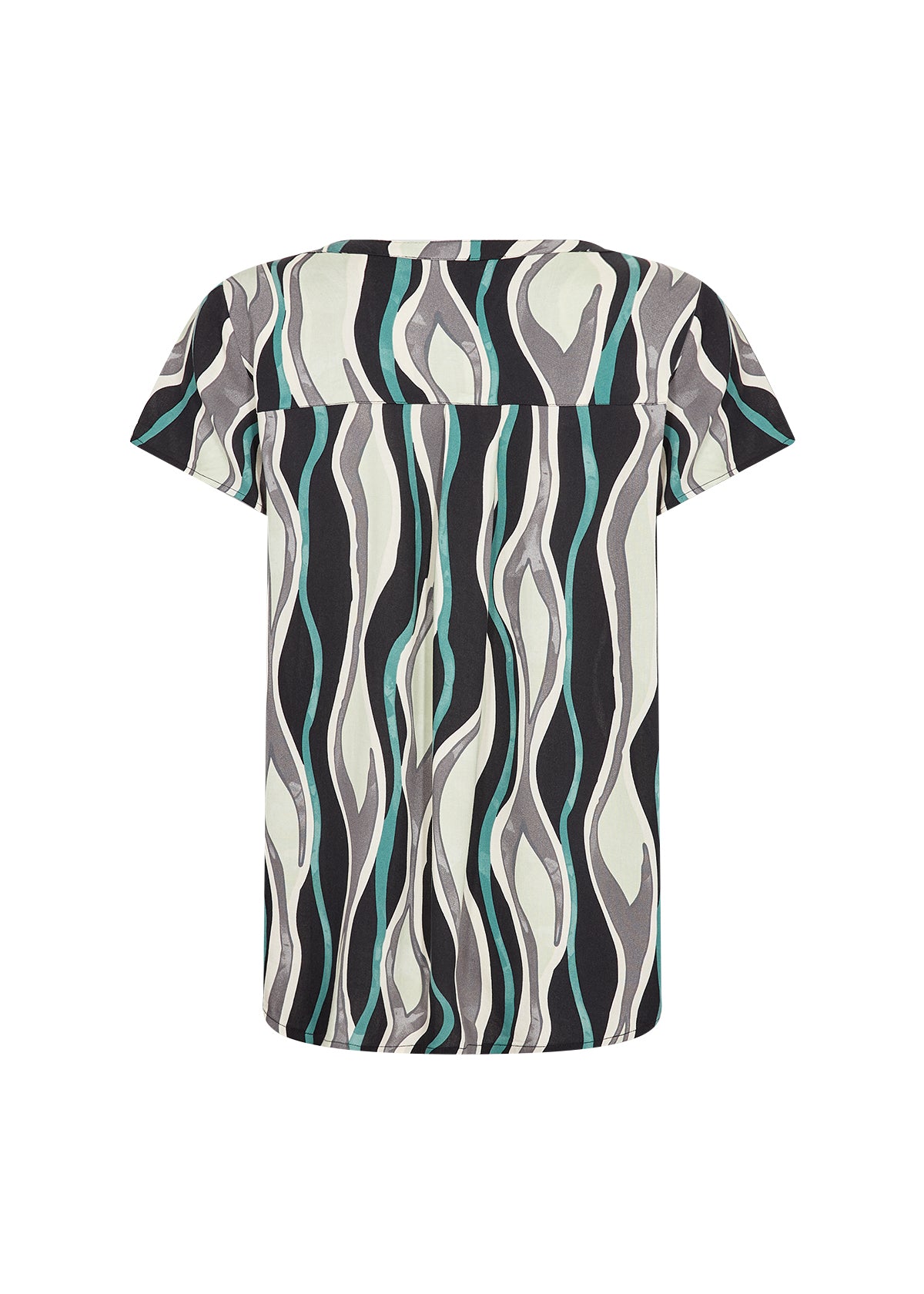 Soyaconcept top Cammi 1 jadegroen/zwart