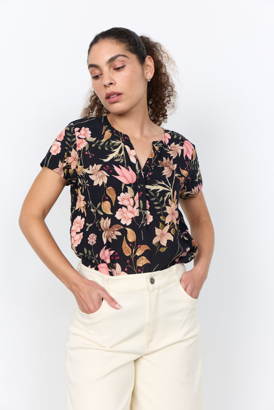 Soyaconcept blouse Grace 1 zwart/mix