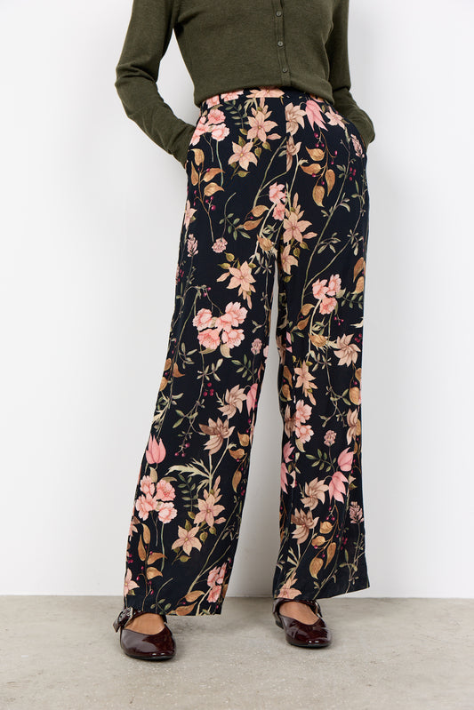 Soyaconcept broek Grace 3C zwart mix