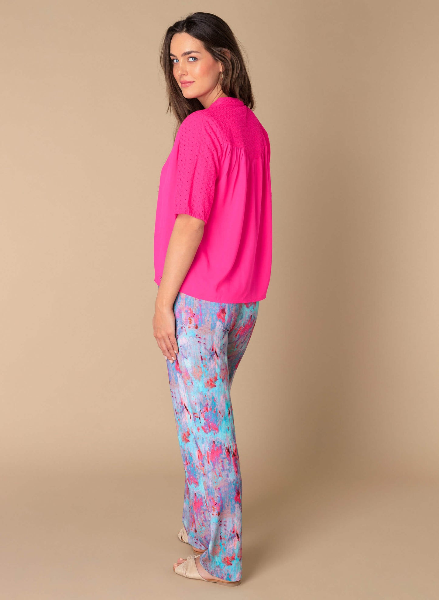 Ivy Beau top Noalin bright rose