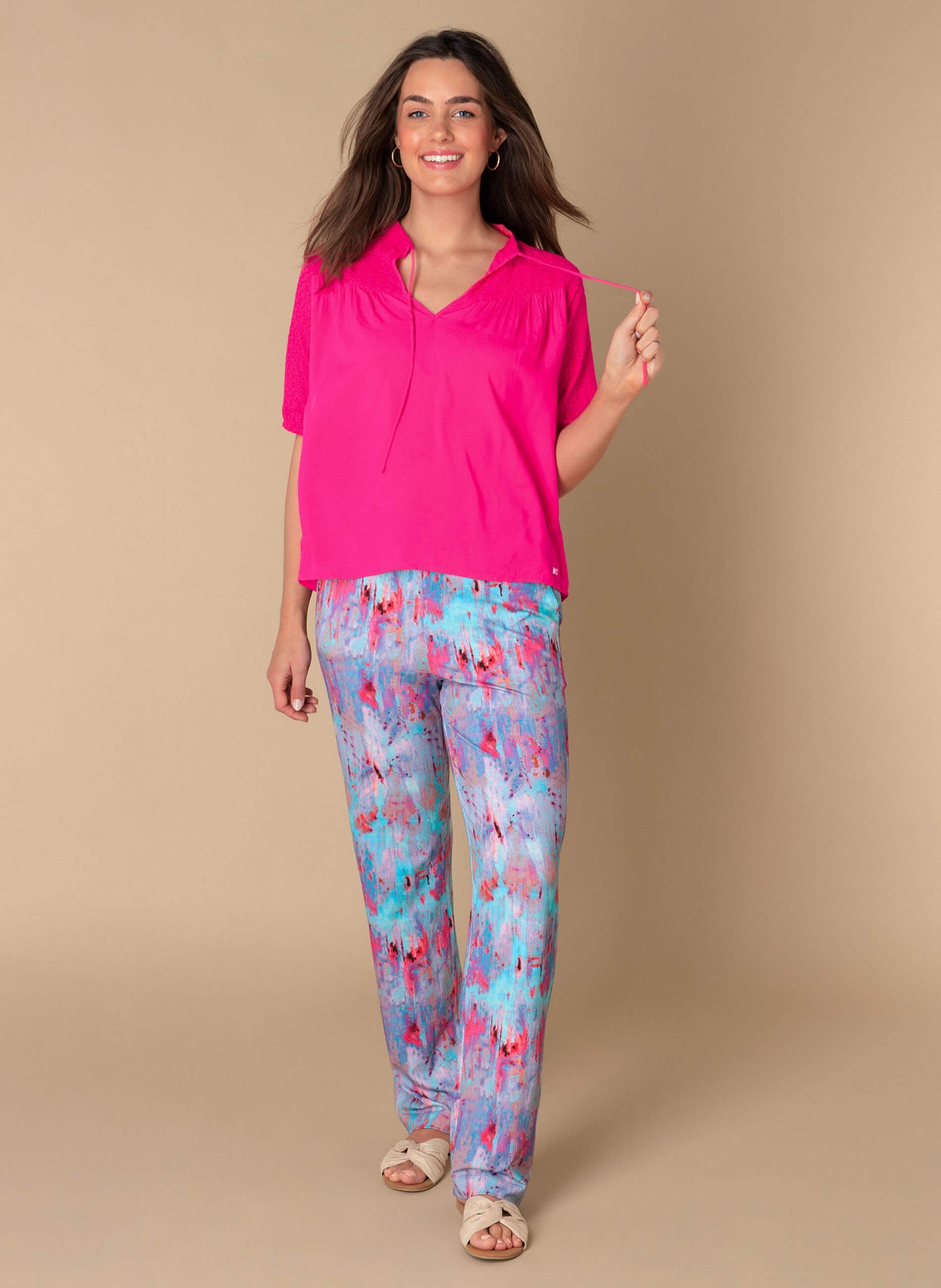 Ivy Beau top Noalin bright rose