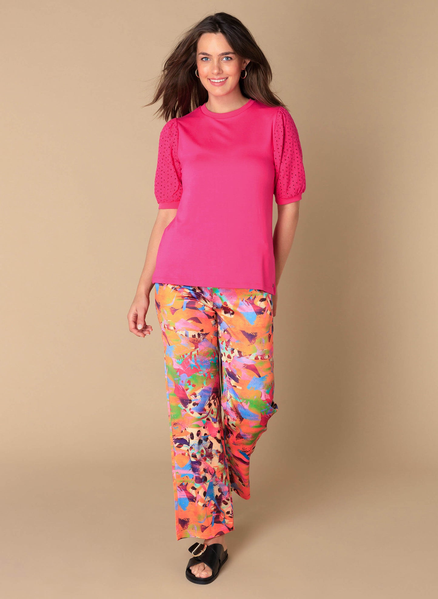 Ivy Beau top Nelia bright rose