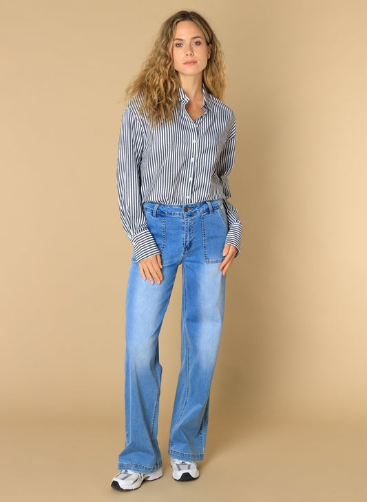 Ivy Beau blouse Eliora black/multicolour