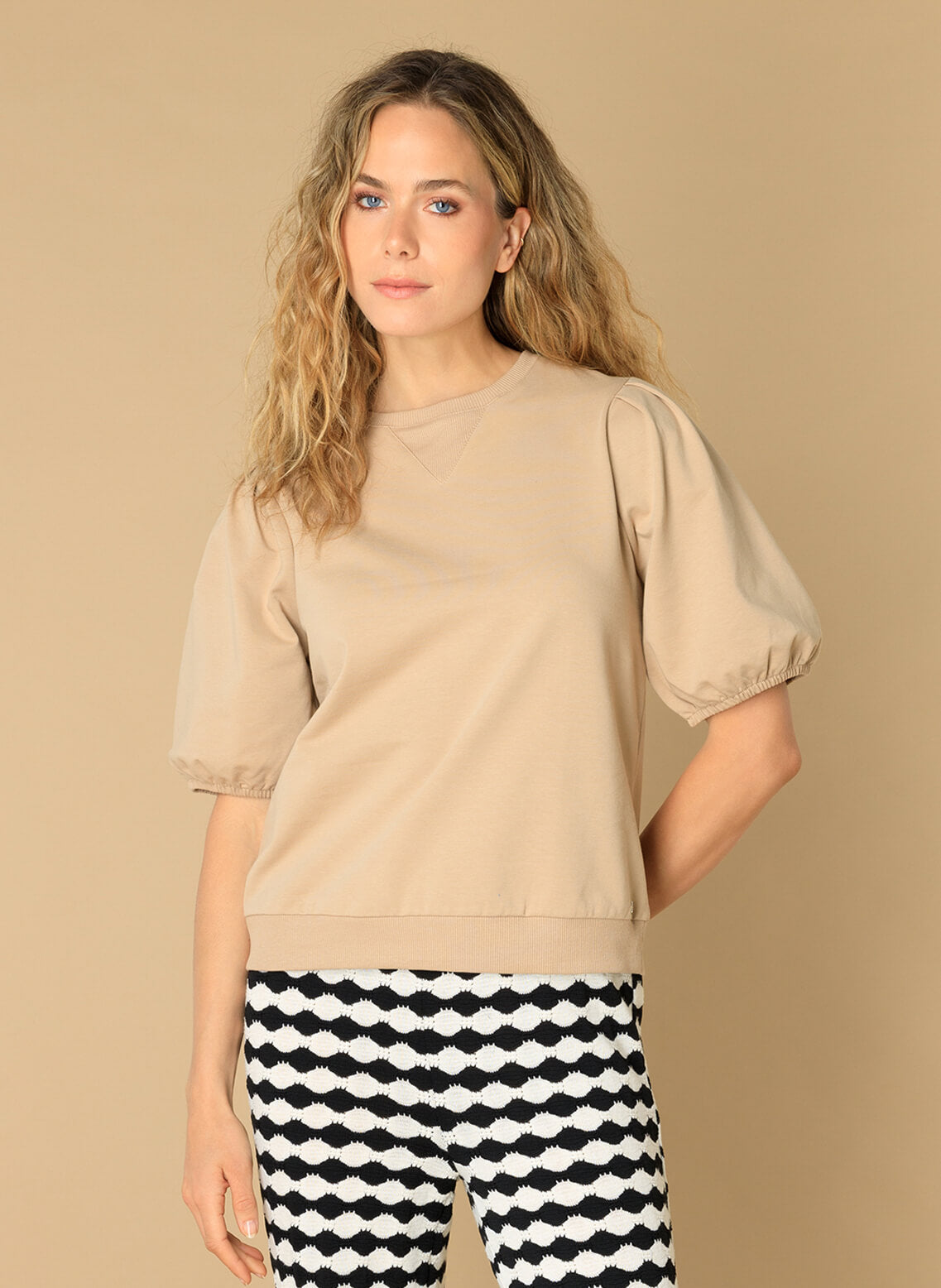 Ivy Beau trui Erina wood ash