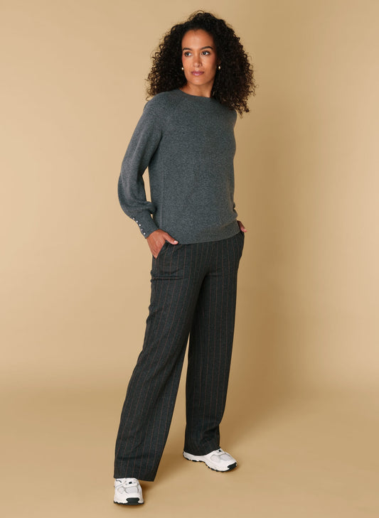 Ivy Beau trui Rania grey melange