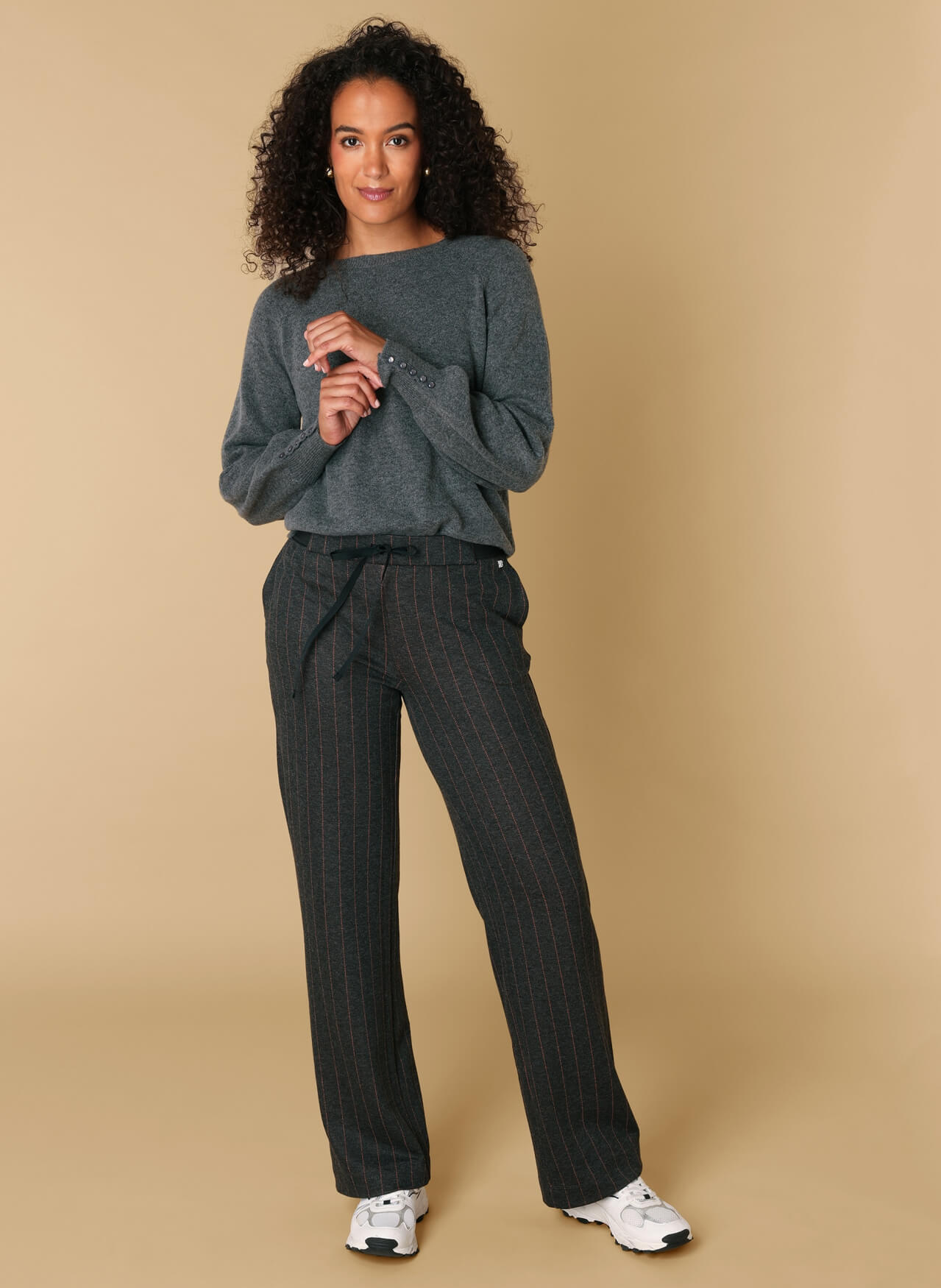 Ivy Beau trui Rania grey melange