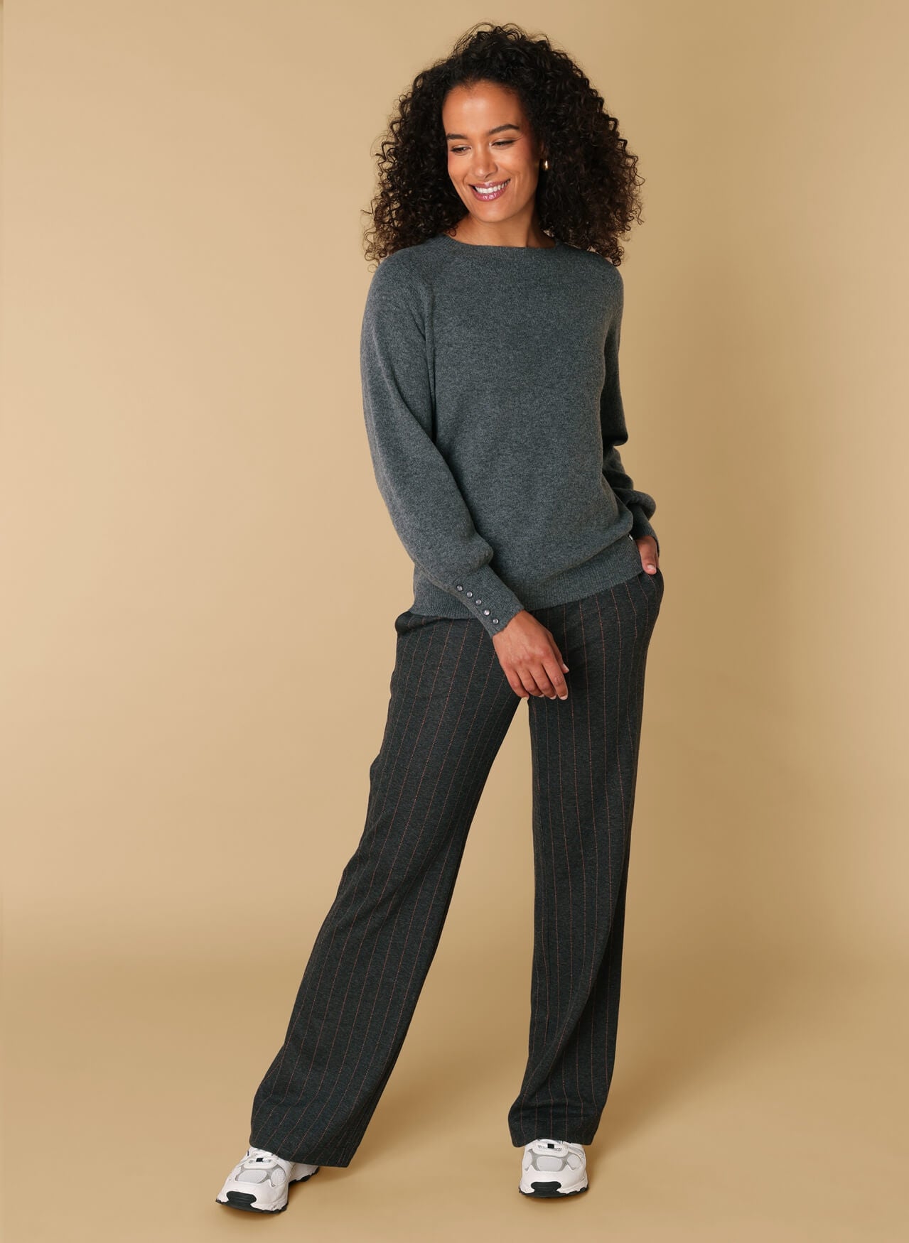 Ivy Beau trui Rania grey melange