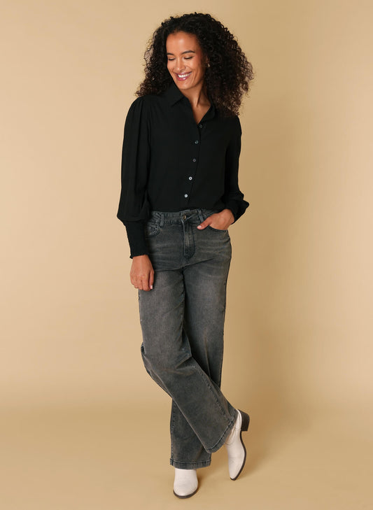 Ivy Beau blouse Rebell black