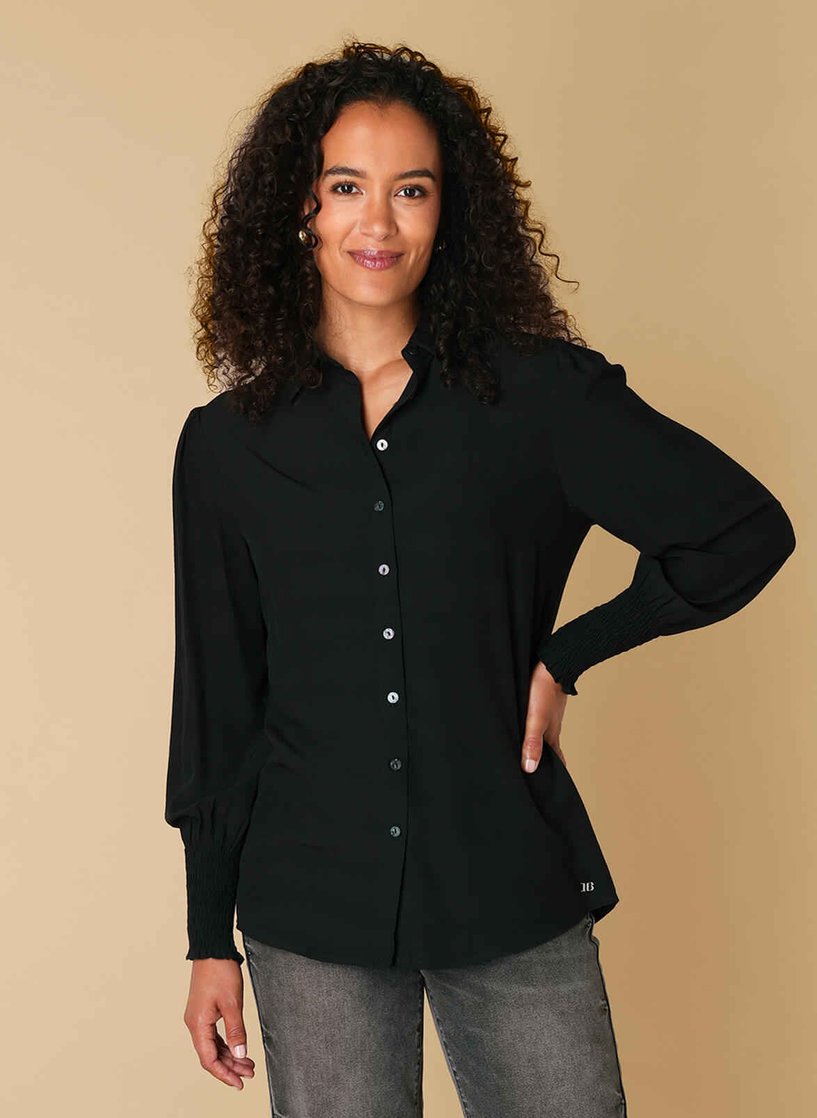 Ivy Beau blouse Rebell black