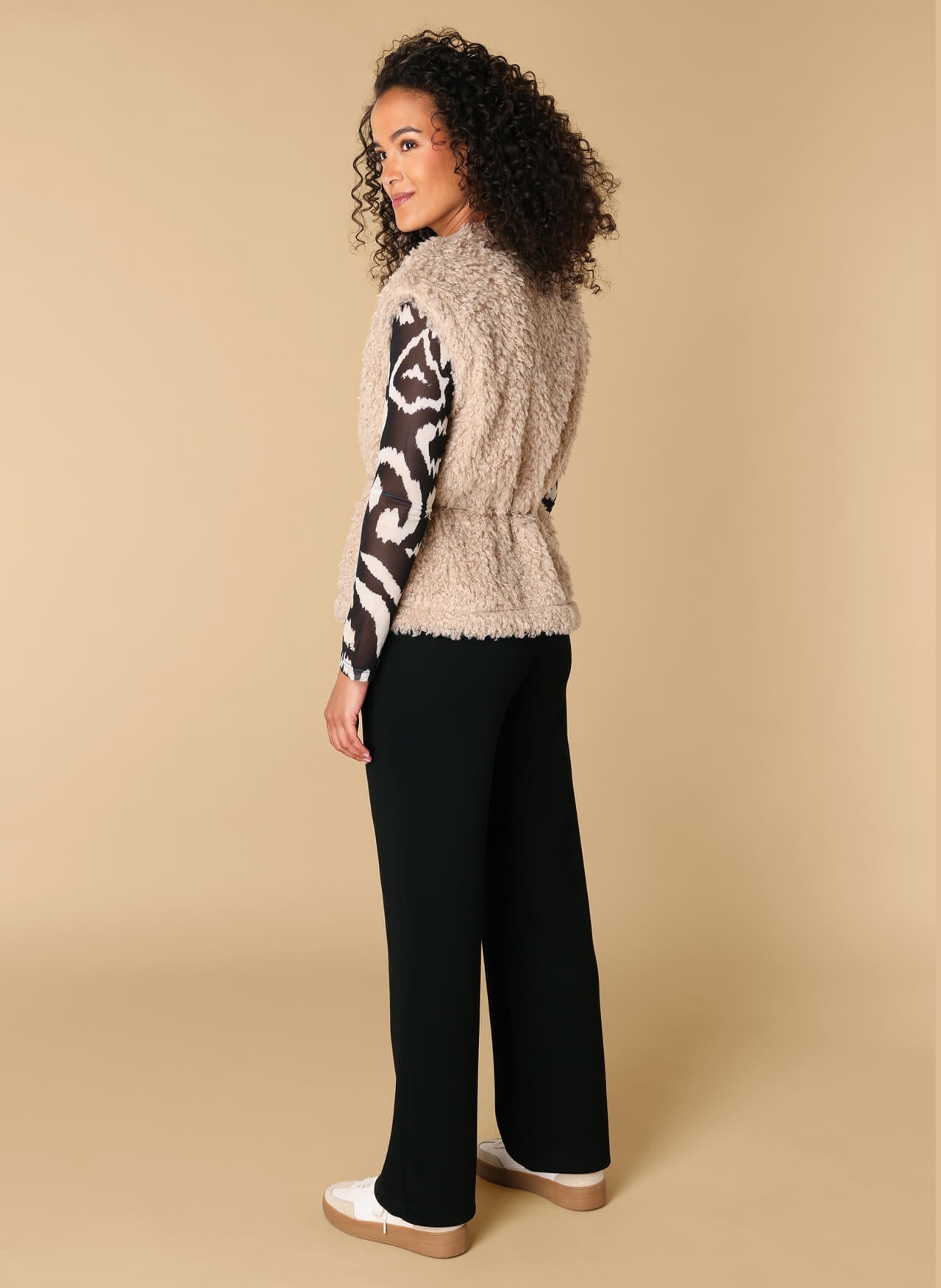 Ivy Beau gilet Runa cream