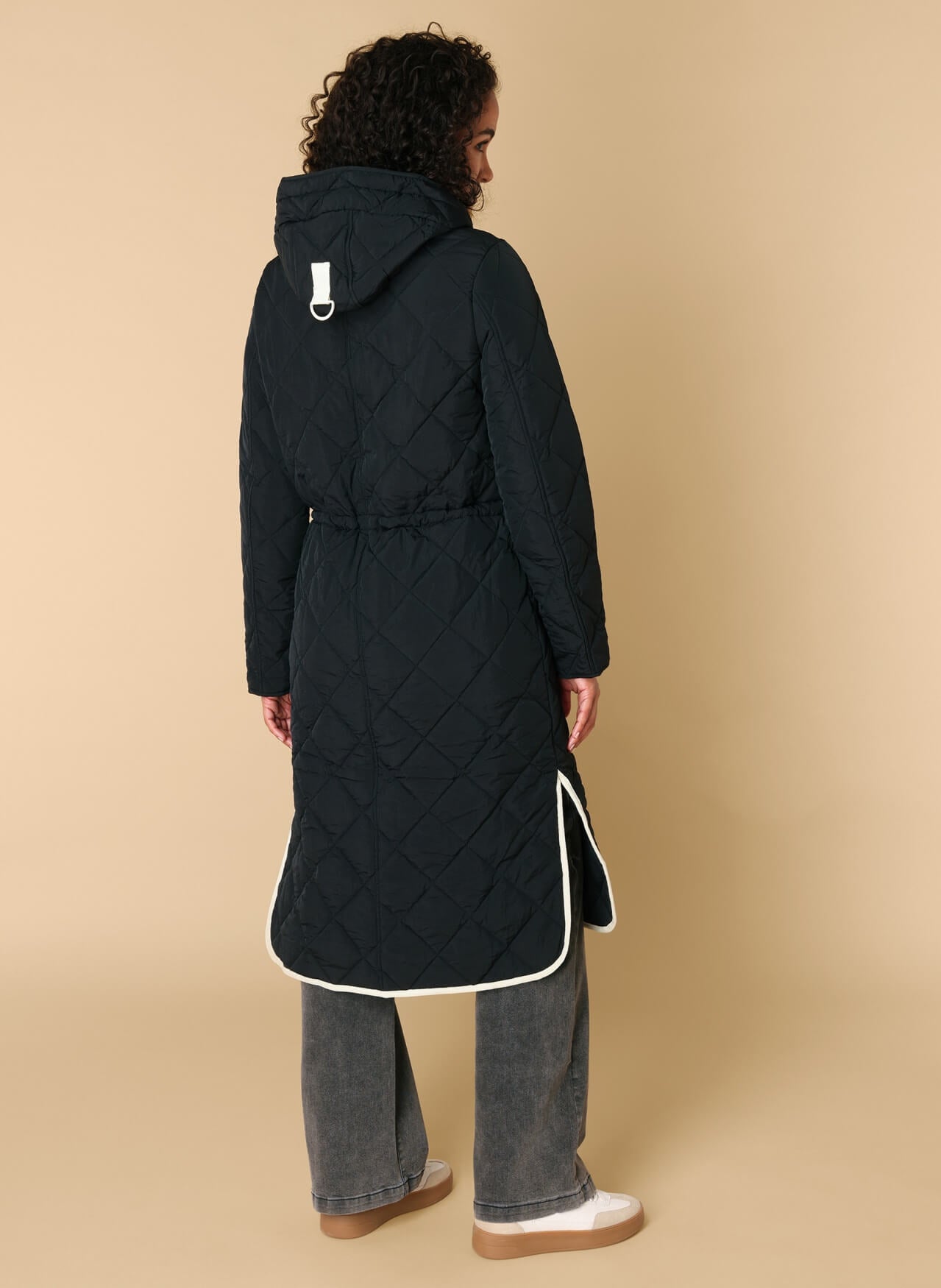 Ivy Beau jas Roya black/cream