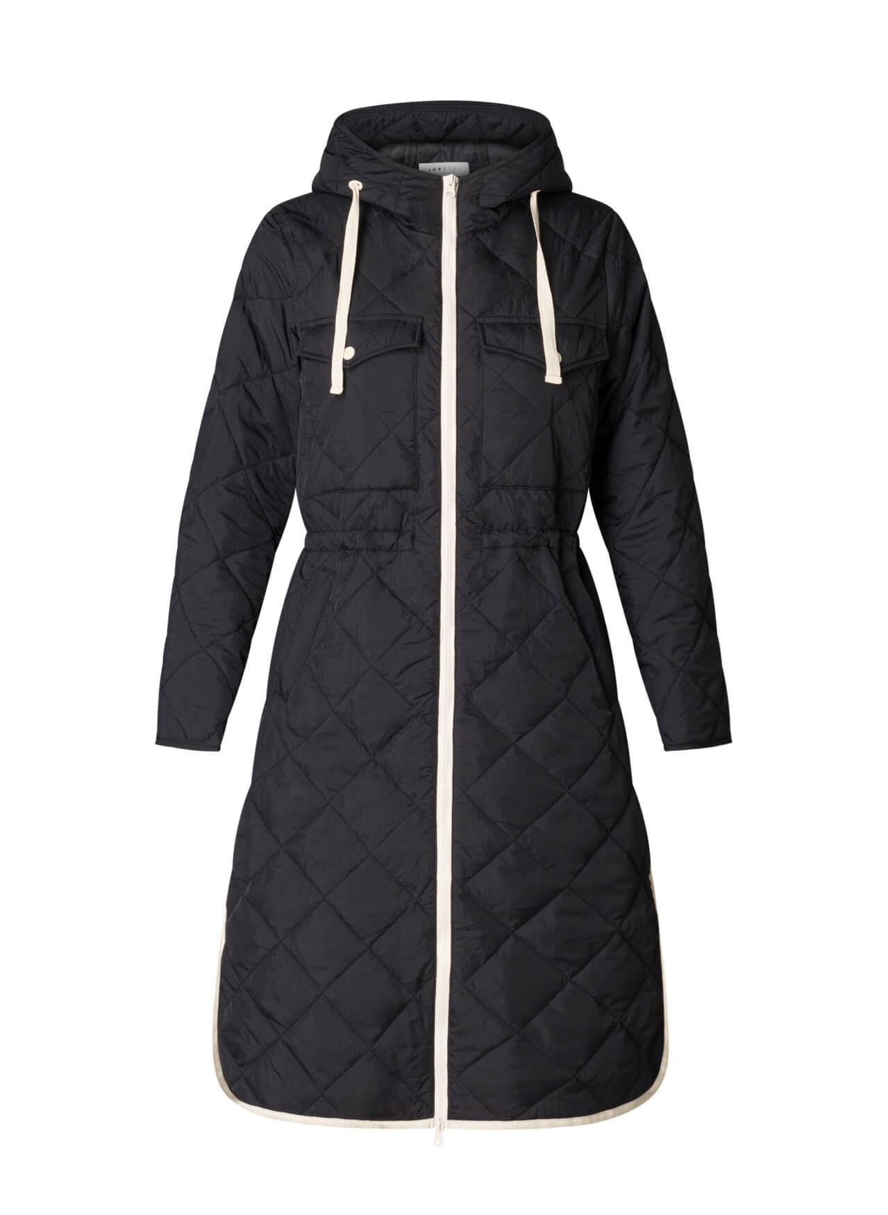Ivy Beau jas Roya black/cream