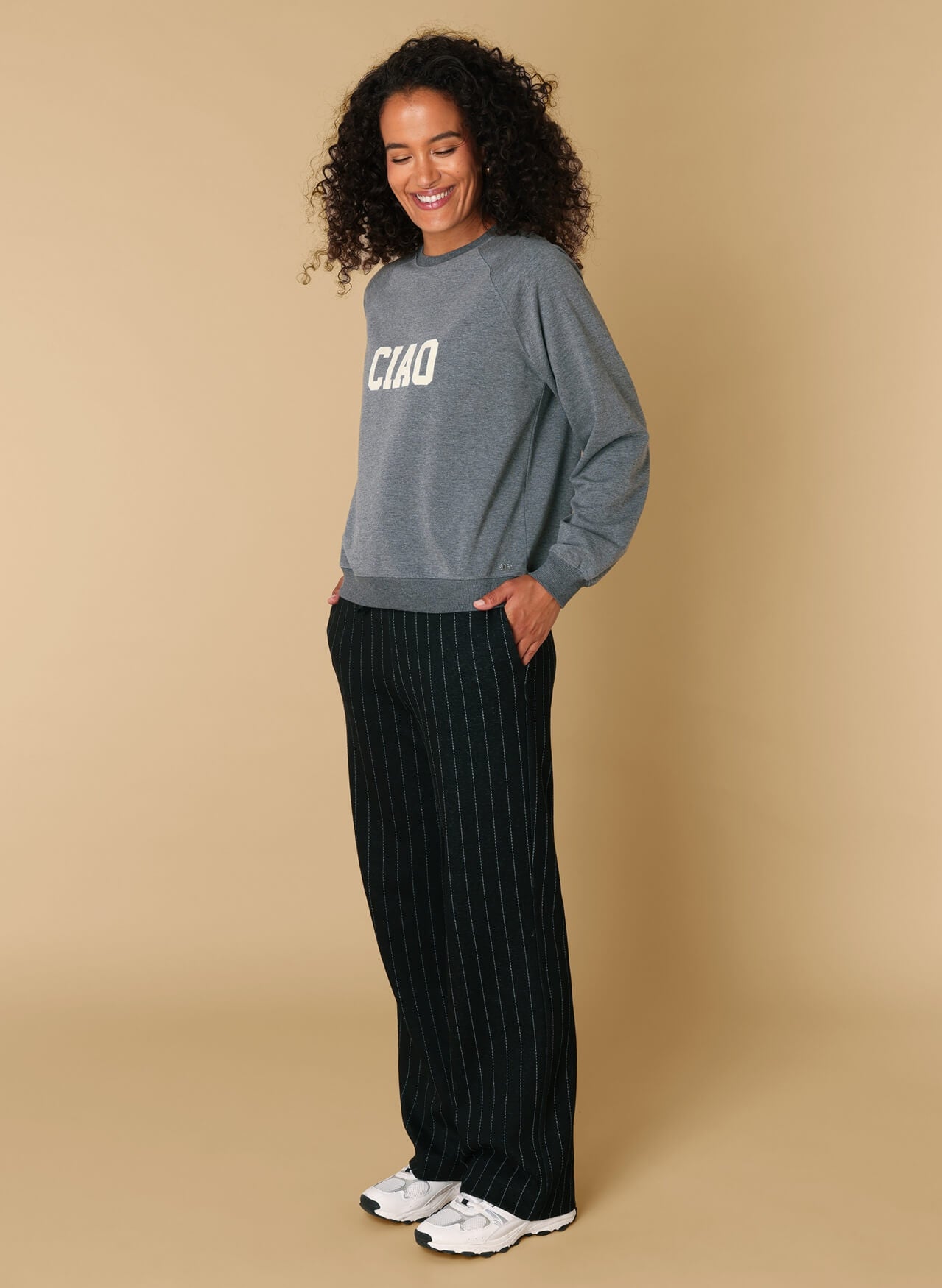 Ivy Beau sweater Remi grey melange
