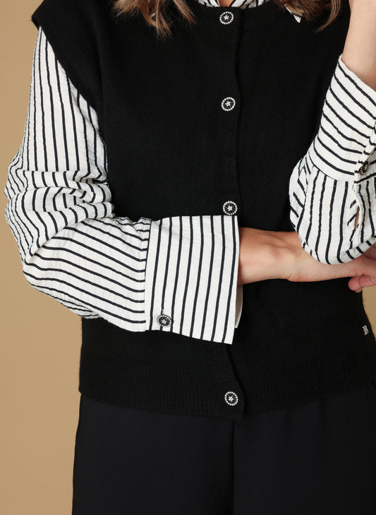 Ivy Beau gilet Stella black