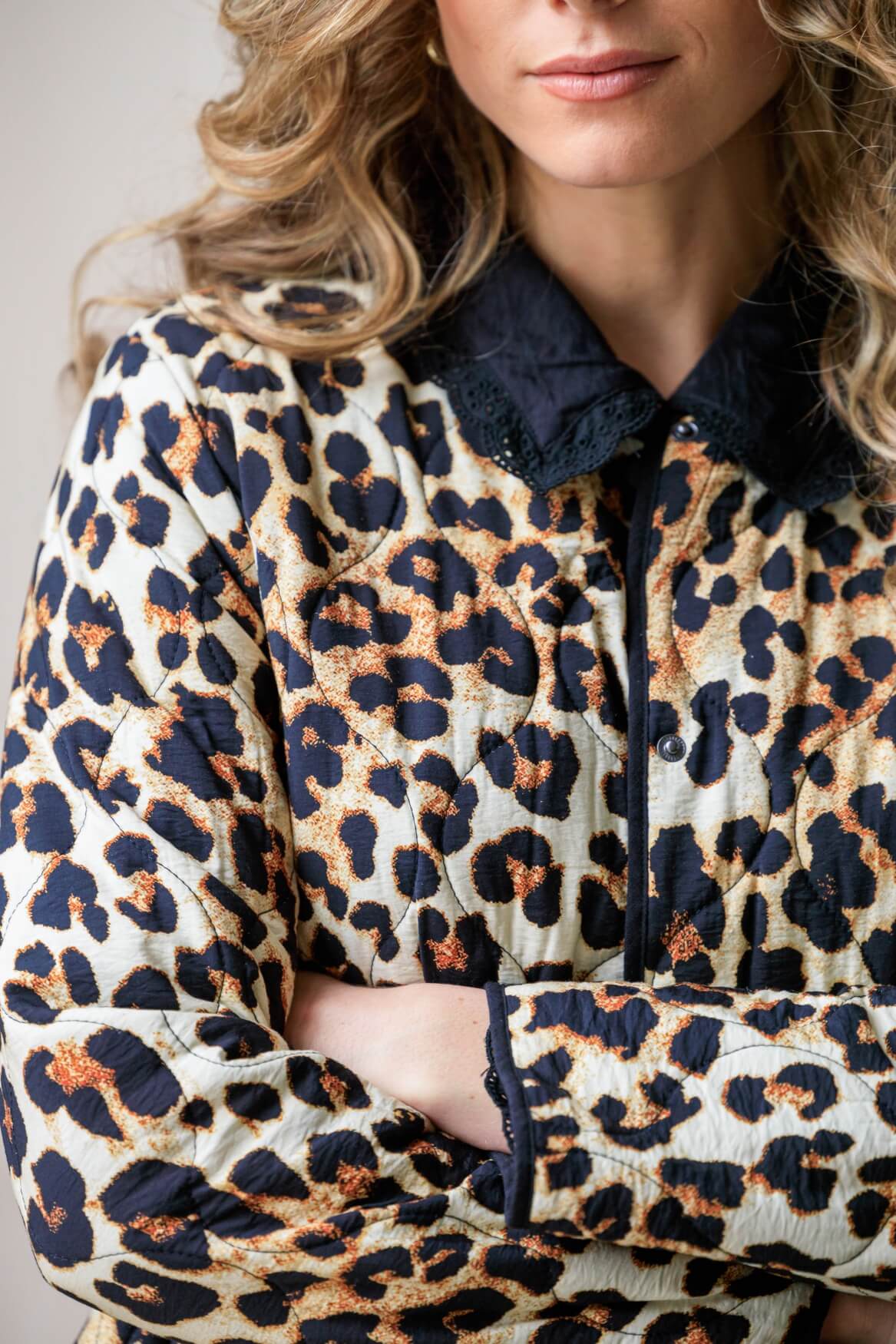 Ivy Beau jas Rosan black/multicolour