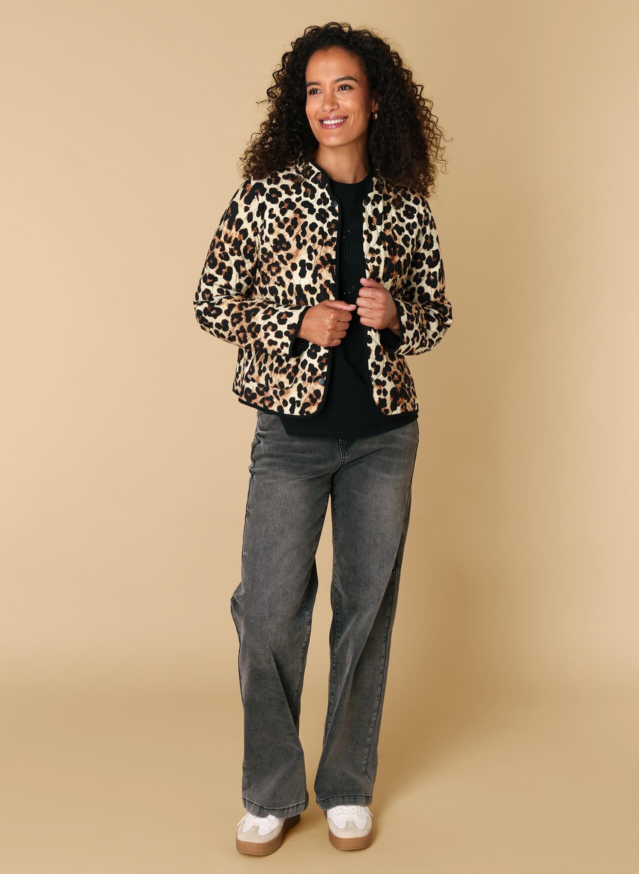 Ivy Beau jas Rosan black/multicolour