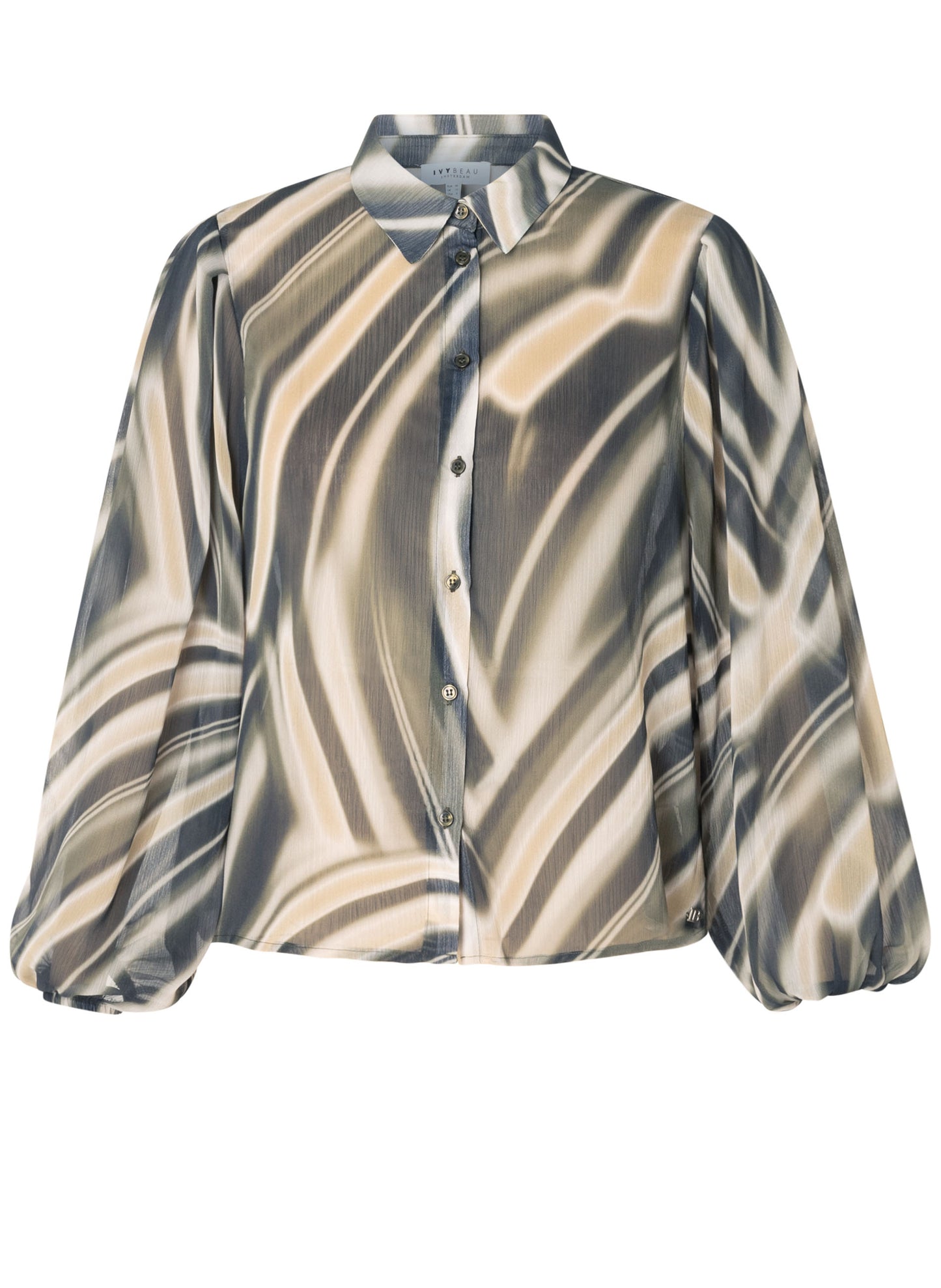 Ivy Beau blouse Sirien olive multicolour