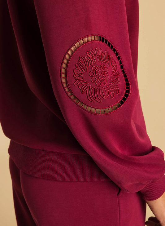 Ivy Beau trui Amanda dark red