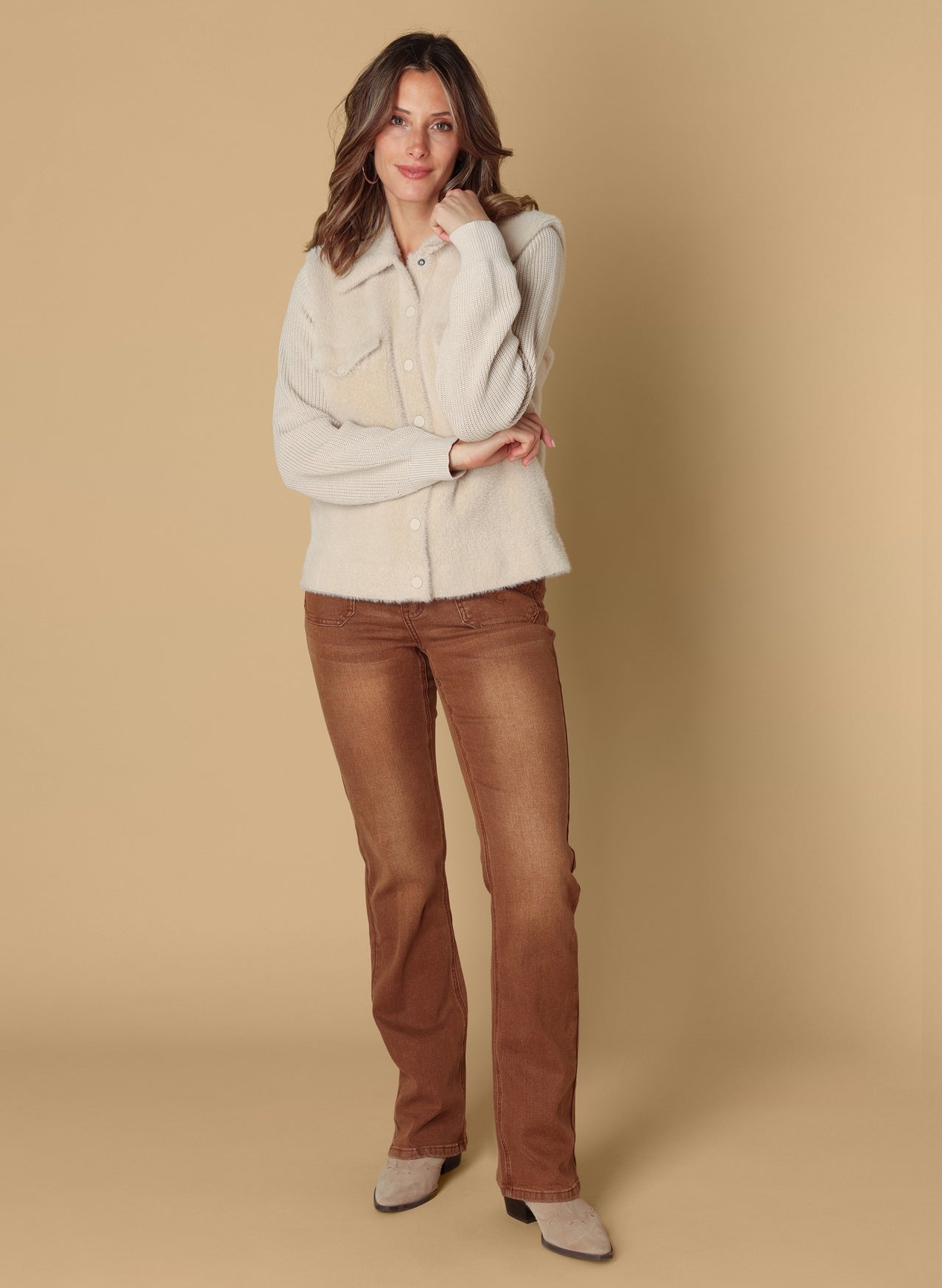 Ivy Beau vest Shada natural