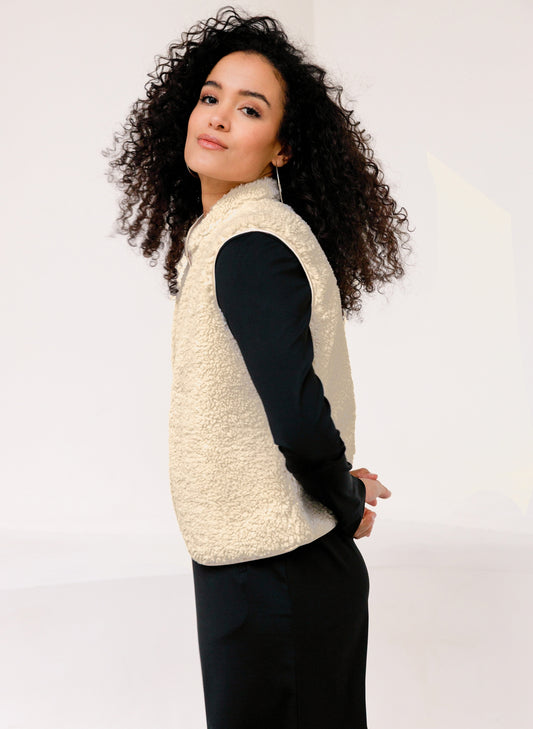 Ivy Beau gilet Shery offwhite