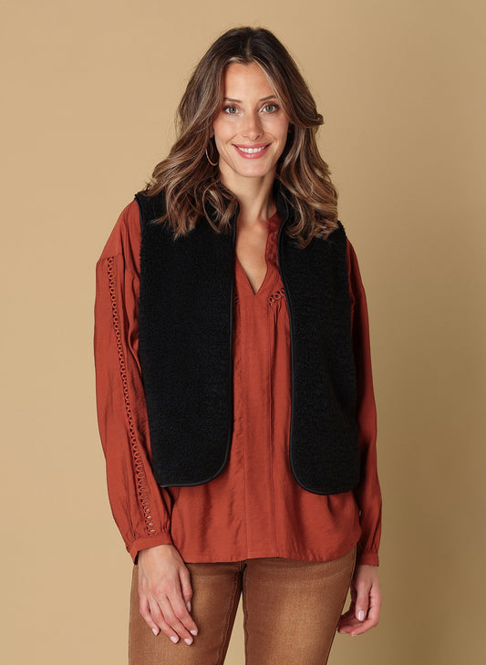 Ivy Beau gilet Shery black