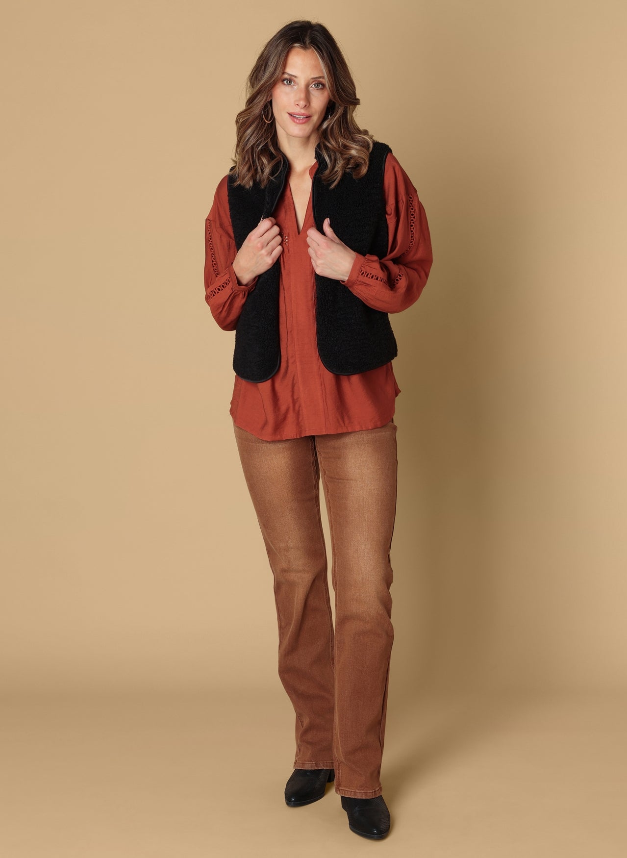Ivy Beau gilet Shery black