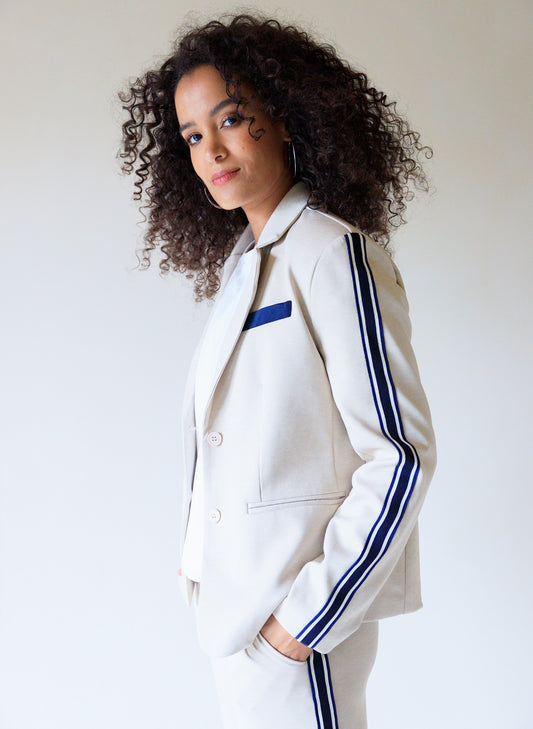 Ivy Beau blazer Velia sand/melange