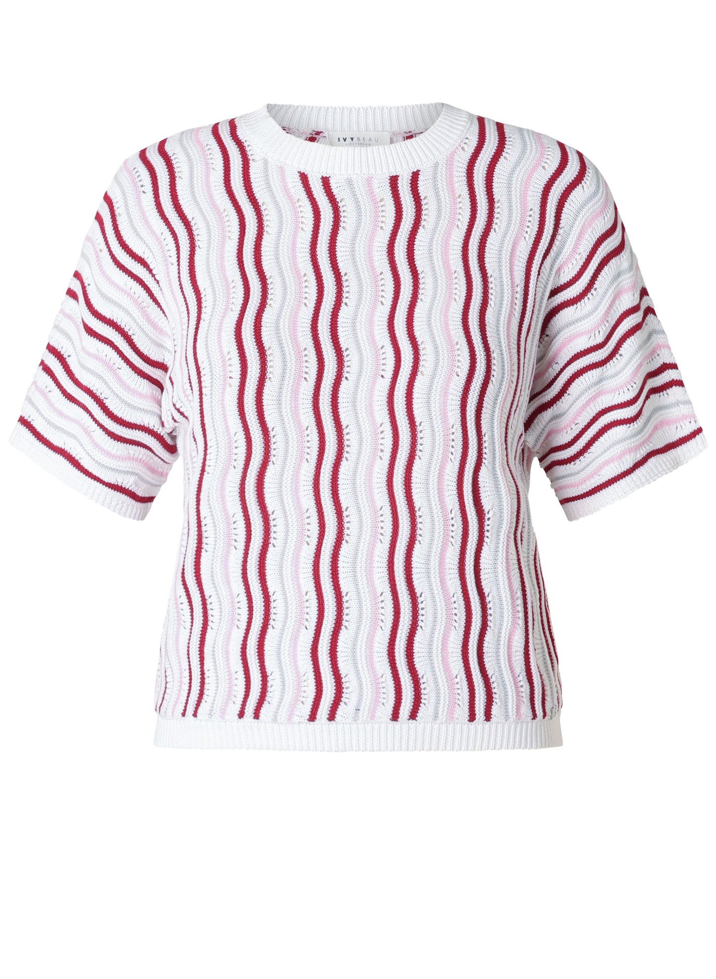 Ivy Beau trui Giorgia white/multicolour