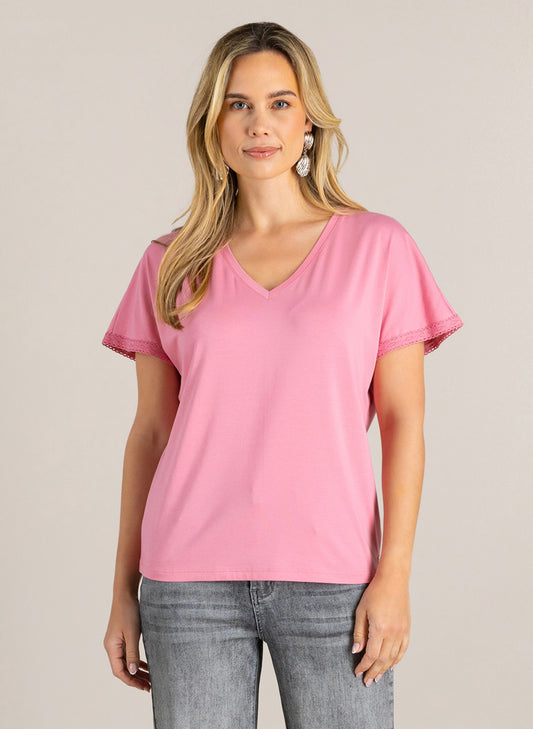 Ivy Beau T-shirt Gennesis pink