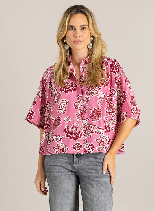 Ivy Beau blouse Gilayla pink/multicolour