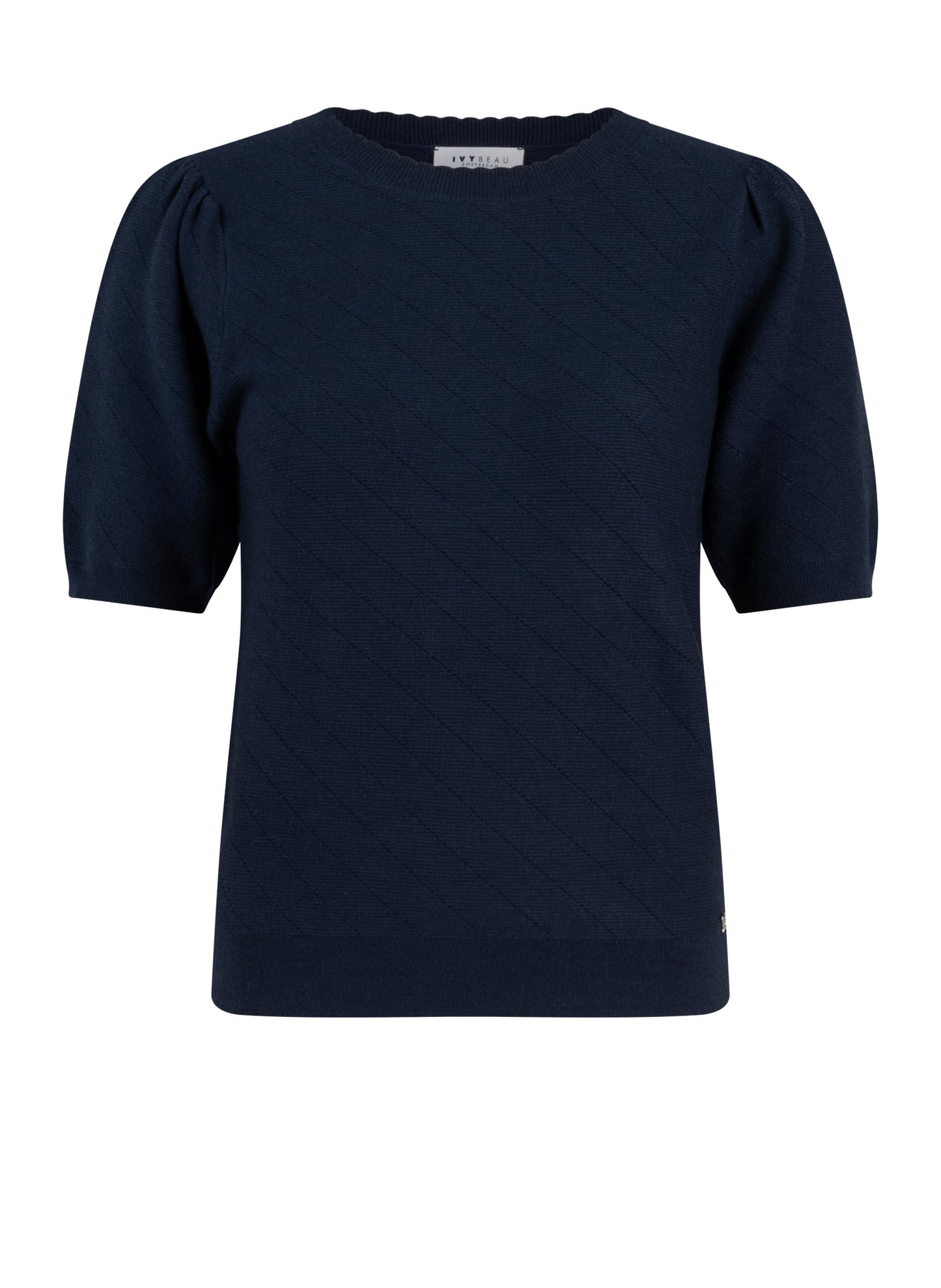 Ivy Beau trui Dorien dark blue