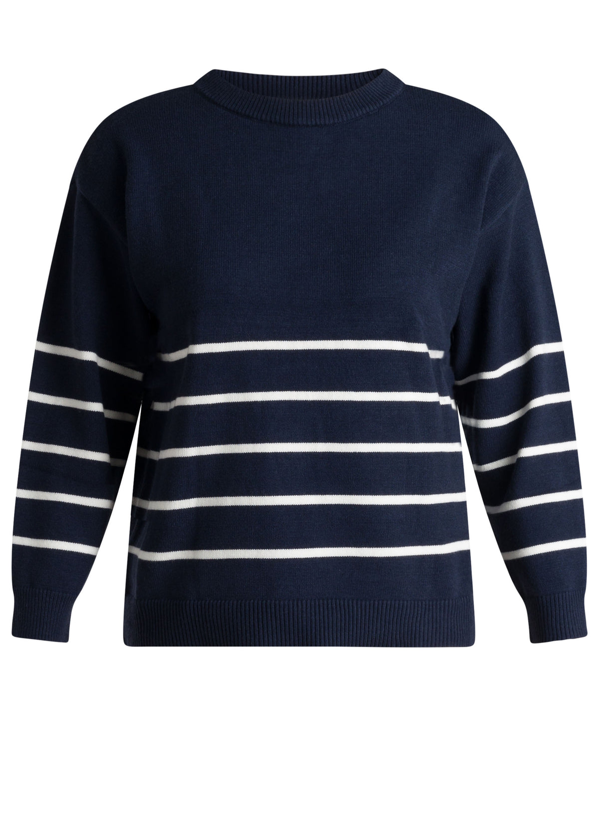 Ivy Beau trui Hally dark blue/offwhite