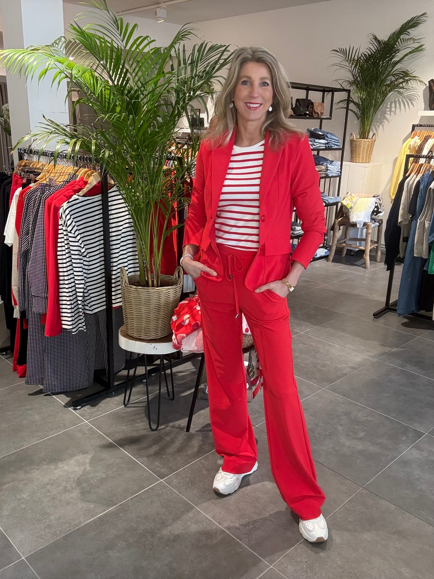 Mi Piace travelpants 202631 bonded red