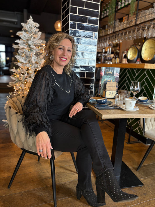 C&S trui Karlijn black