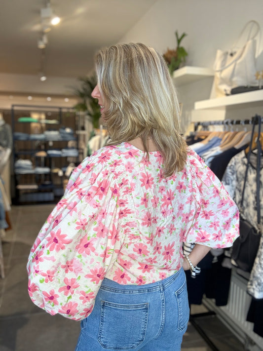 Freequent blouse Jovi blue moonbeam/sweet lilac